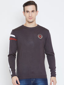 Men Charcoal Casual Sweaters - JUMP USA