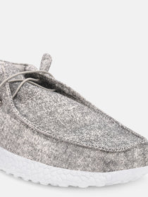 Women Grey Casual Canvas Slip-On Sneakers Shoes - JUMP USA