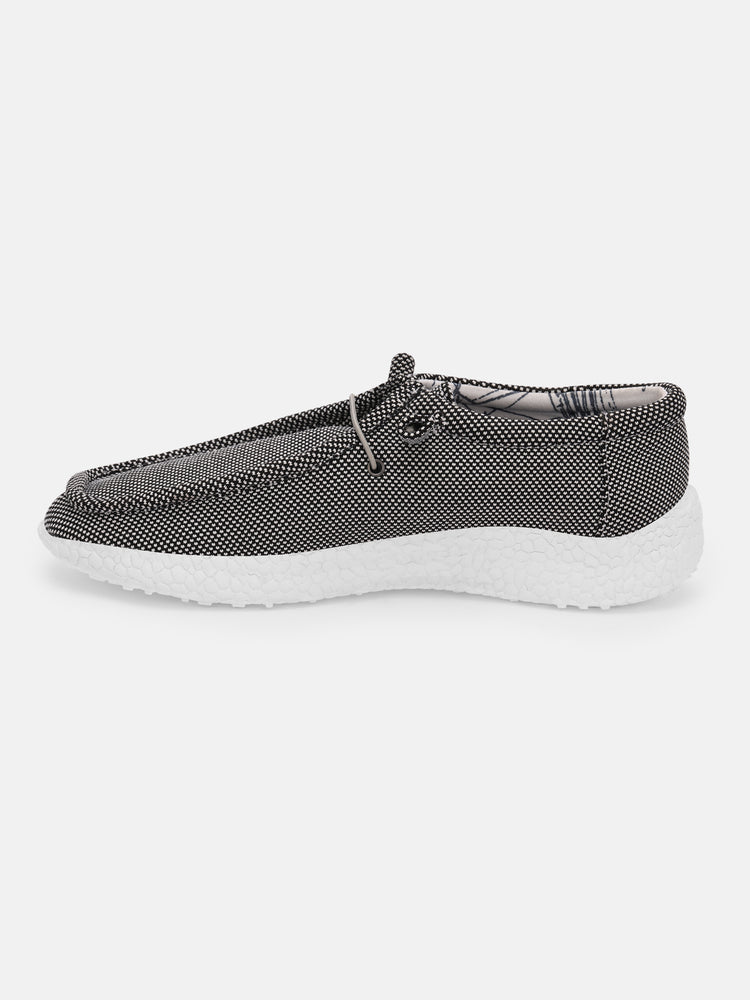 Women Black Casual Canvas Slip-On Sneakers Shoes - JUMP USA