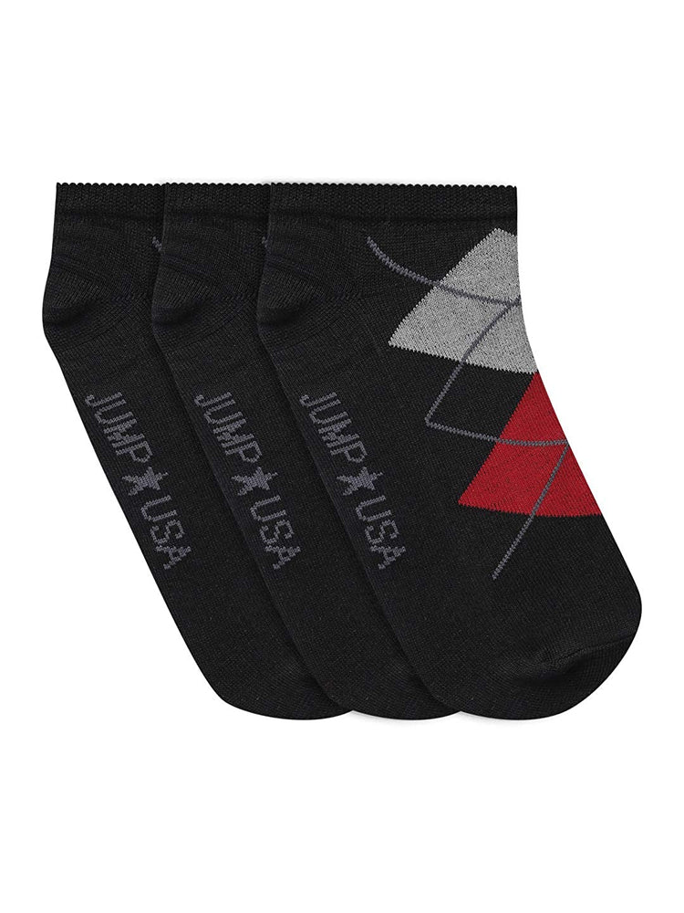JUMP USA Set of 3 Shoeliner Socks For Men