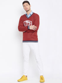 Men Regular Fit Cotton Casual Lightweight Sweater - JUMP USA (1568779468842)