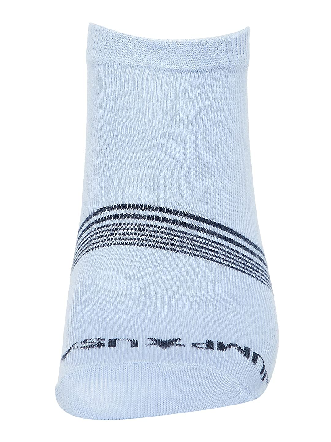 JUMP USA Men Ankle Length Pack of 3 Socks_White_Black_Blue