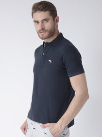 Men Plain Short Sleeve Polo T-Shirt - JUMP USA (1568779730986)