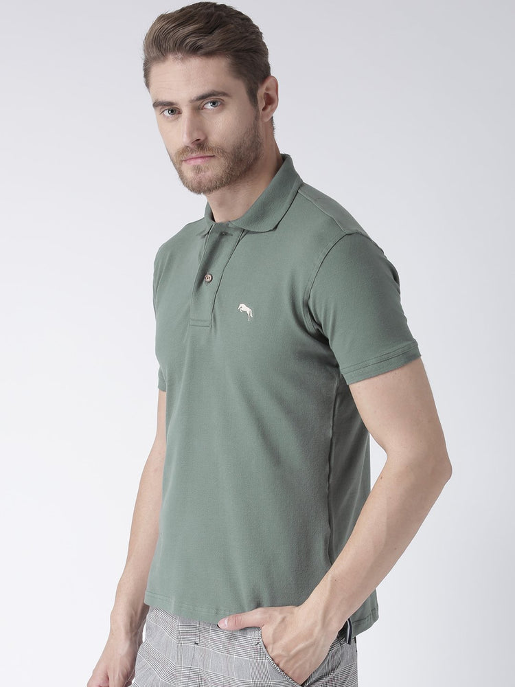 Men Plain Short Sleeve Polo T-Shirt - JUMP USA (1568792084522)