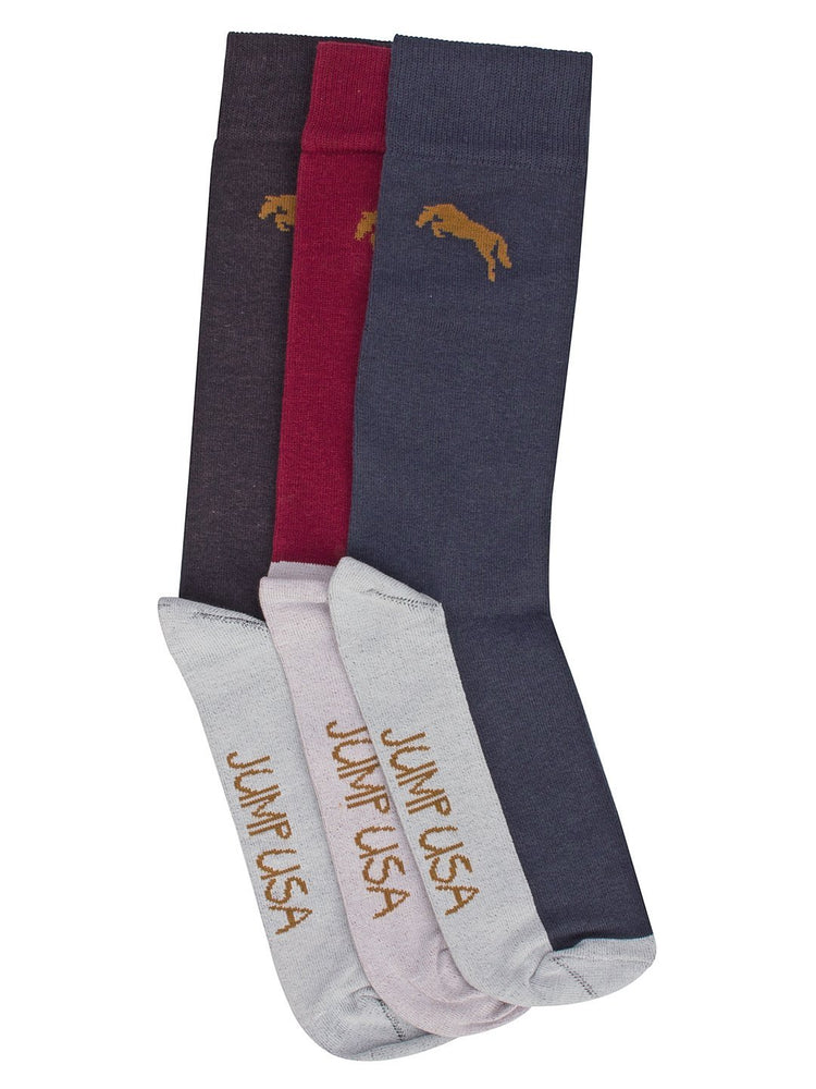 Men Pack of 3 Calf length socks - JUMP USA (1568793329706)