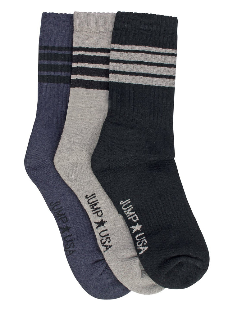 Men Pack of 3 Calf length socks - JUMP USA (1568793755690)