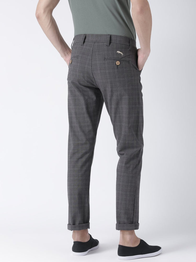 Men Relax Fit 4 Way Stretch Casual Blackwatch Pant