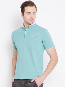 JUMP USA Men Blue Polo T-Shirt - JUMP USA
