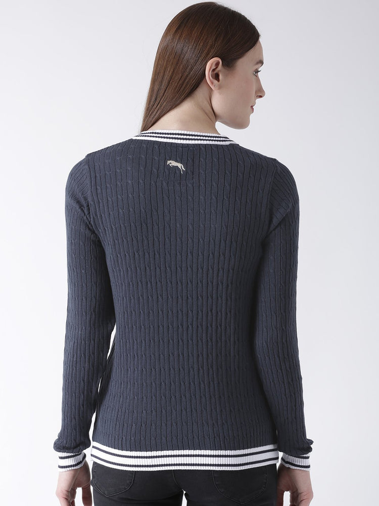Women Full Sleeves Cotton Casual Sweater - JUMP USA (1568783269930)
