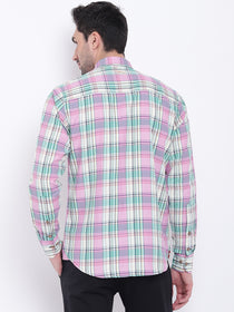 Men Casual Checked Multi Shirts - JUMP USA