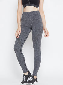 JUMP USA Women Black Solid Skinny-Fit Tights - JUMP USA