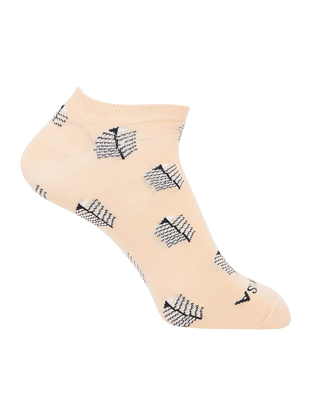Jump Usa Women's Pack Of 3 Ankle Length Socks