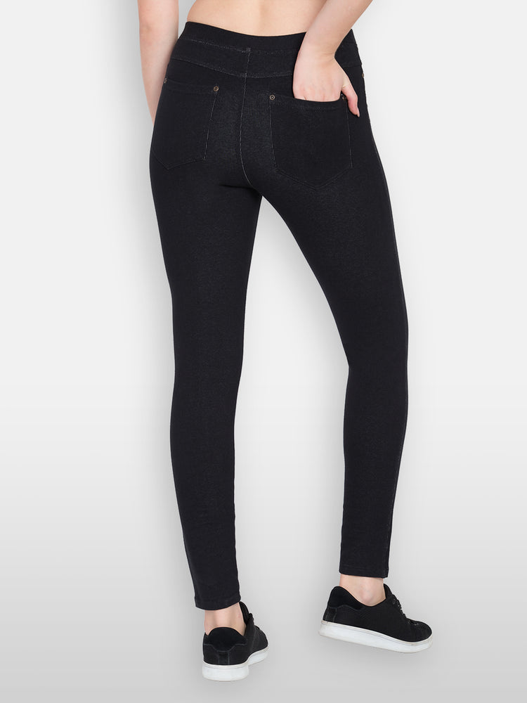 Women Solid Jeggings - JUMP USA