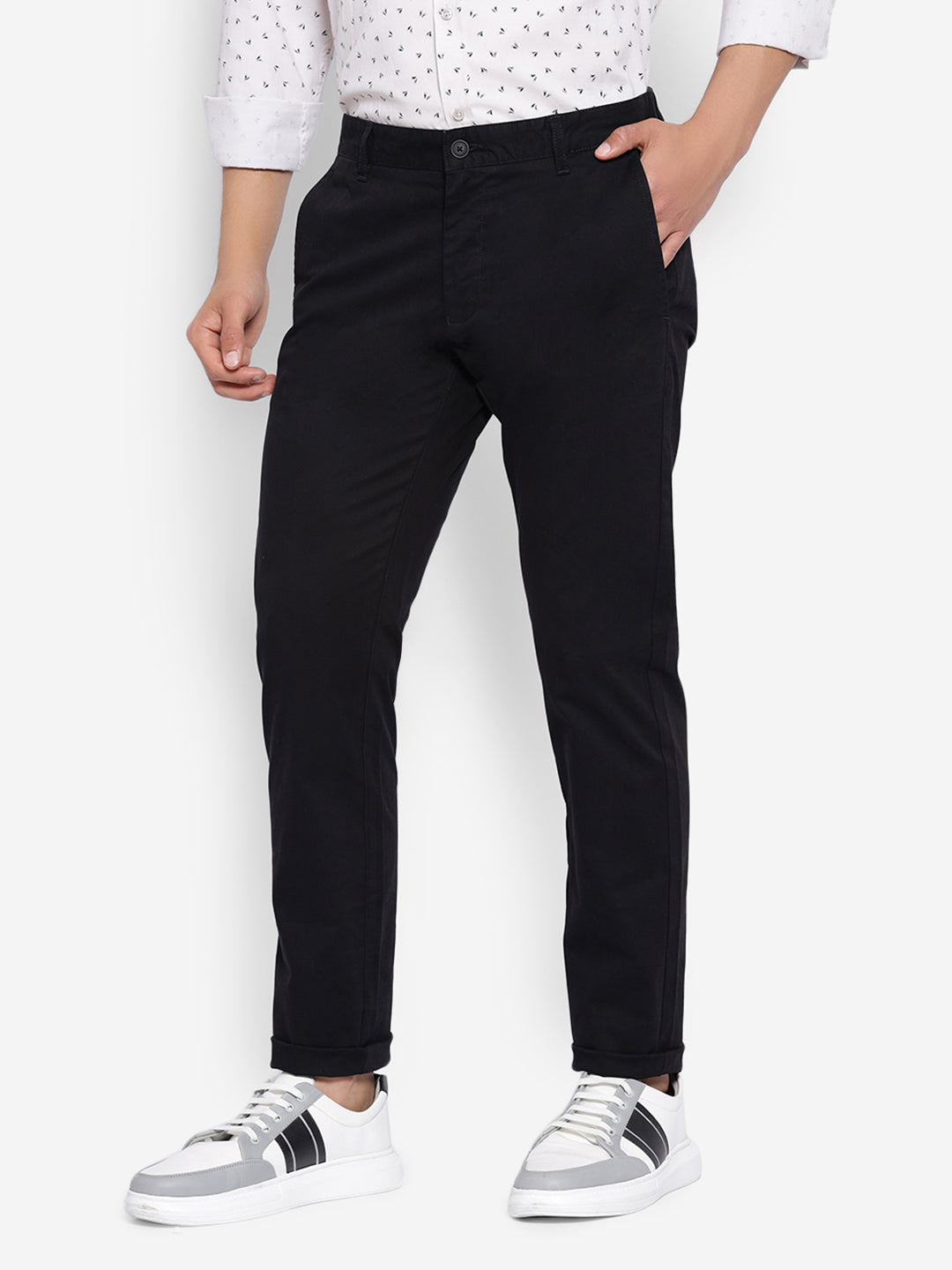 JUMP USA Men Premium Cotton Slim Fit Sustainable Chinos