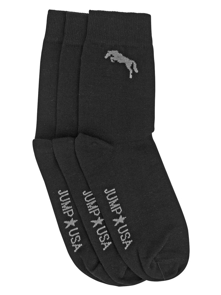 Men Pack of 3 Calf length socks - JUMP USA (1568793821226)