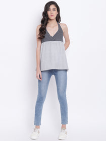 Women White Casual Tops - JUMP USA