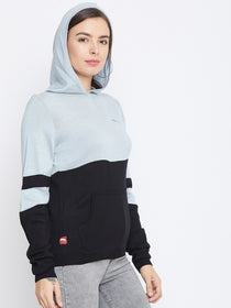 JUMP USA Women Solid Casual Hooded Pullover - JUMP USA