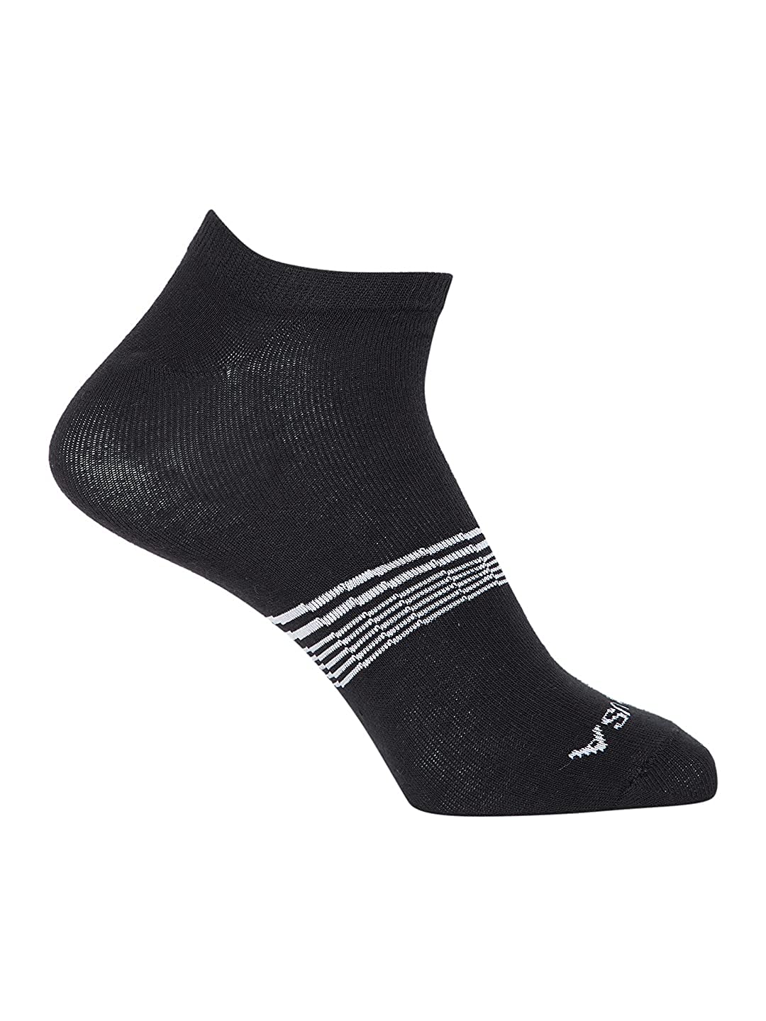 JUMP USA Men Ankle Length Pack of 3 Socks_White_Black_Blue