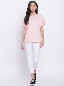 Women Pink Casual Tops - JUMP USA