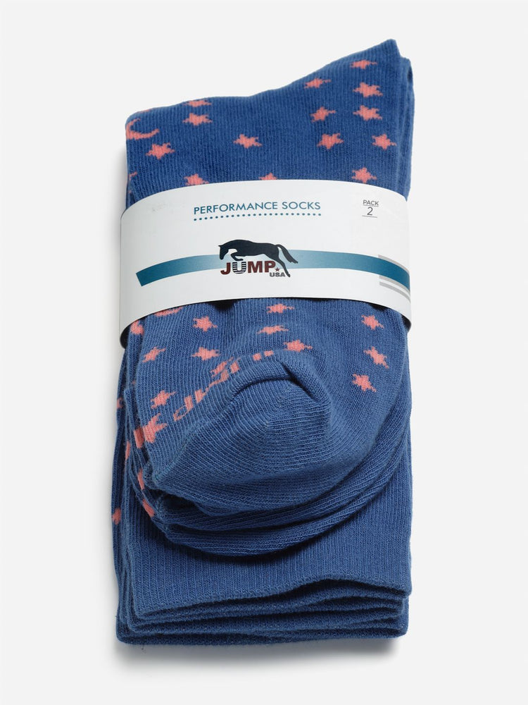 JUMP USA Women Pack of 2 Assorted Ankle Socks