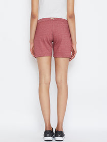 JUMP USA Women Red Solid Shorts - JUMP USA