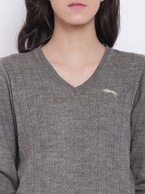 Women Beige Casual Sweaters - JUMP USA