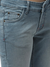 Women Blue Skinny Fit Mid-Rise Clean Look Jeans - JUMP USA