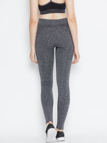 JUMP USA Women Black Solid Skinny-Fit Tights - JUMP USA