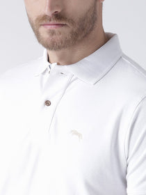 Men Plain Short Sleeve Polo T-Shirt - JUMP USA (1568779665450)