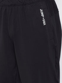 JUMP USA Men Black Active Wear Solid Track Pant - JUMP USA