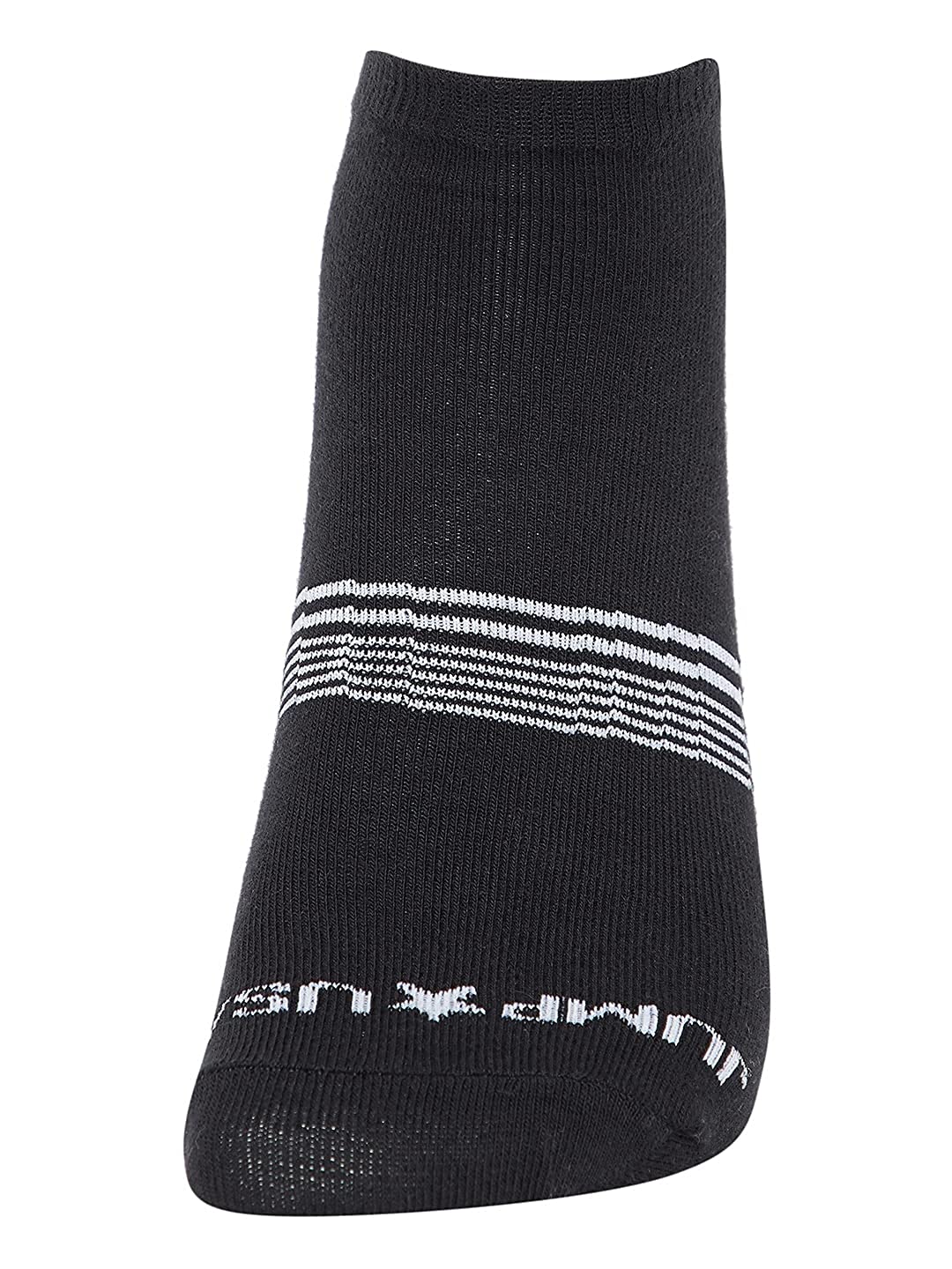 JUMP USA Men Ankle Length Pack of 3 Socks_White_Black_Blue