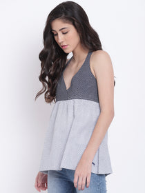 Women White Casual Tops - JUMP USA