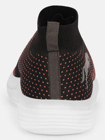 JUMP USA Women's Textured Black Smart Casual Sneakers Shoes - JUMP USA