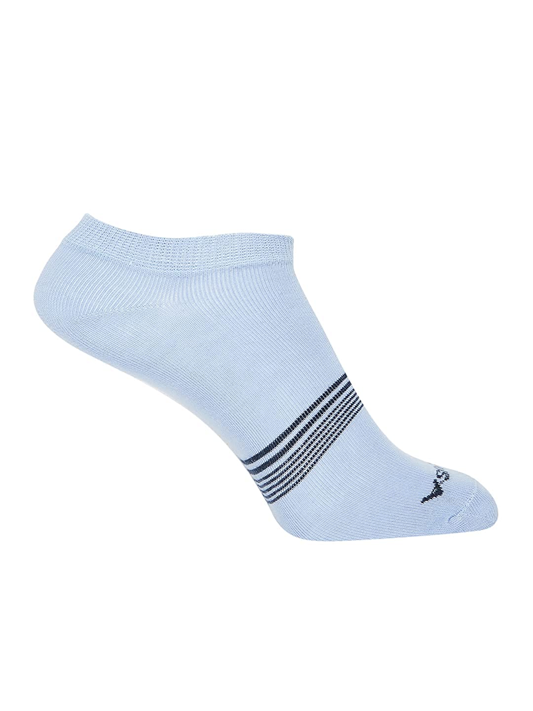 JUMP USA Men Ankle Length Pack of 3 Socks_White_Black_Blue