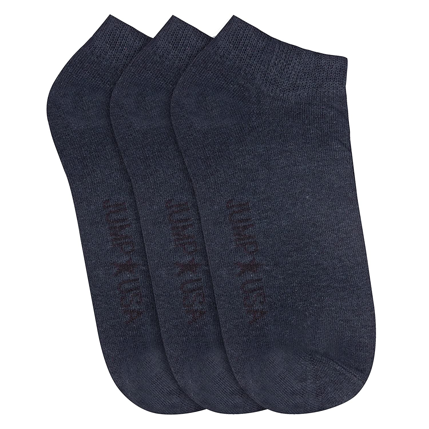 18SS161284-104-STD-JUMP-USA-Men's-Pack-of-3-Ankle-Length-socks-|-Men's-Casual-Socks-for-Everyday-Wear-Sweat-Proof,-Quick-Dry,-Padded-for-Extra-Comfort-|-Navy-Blue-Navy-Blue-Navy-Blue