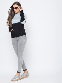 JUMP USA Women Solid Casual Hooded Pullover - JUMP USA