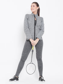 Women Solid Jacket - JUMP USA