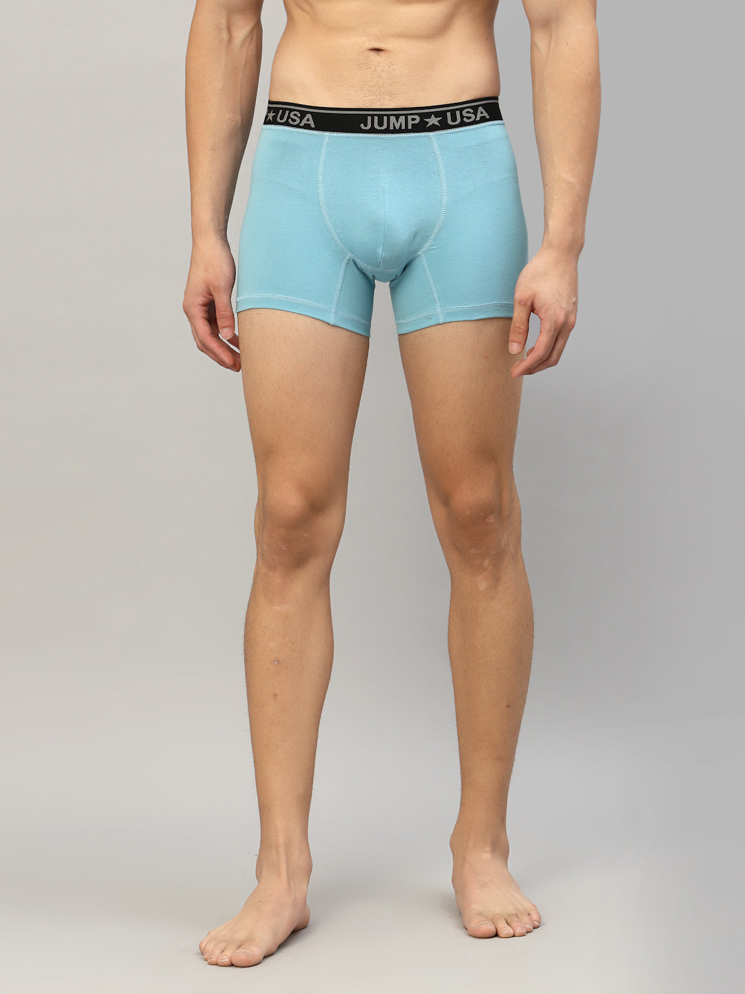 JUMP USA Men Sky Blue SOLID TRUNKS