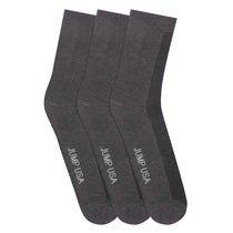 18AW161463-104-STD-JUMP-USA-Men's-Cotton-Calf-Length-Bamboo-Sweat-Proof,-Padded-Socks,-Charcoal-Pack-of-3