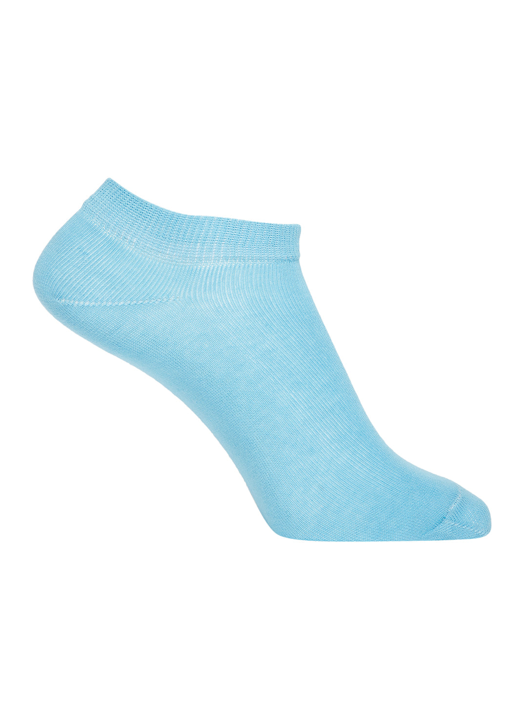 JUMP USA Women Ankle Length Pack of 3 Socks_Cream_Pink_Blue
