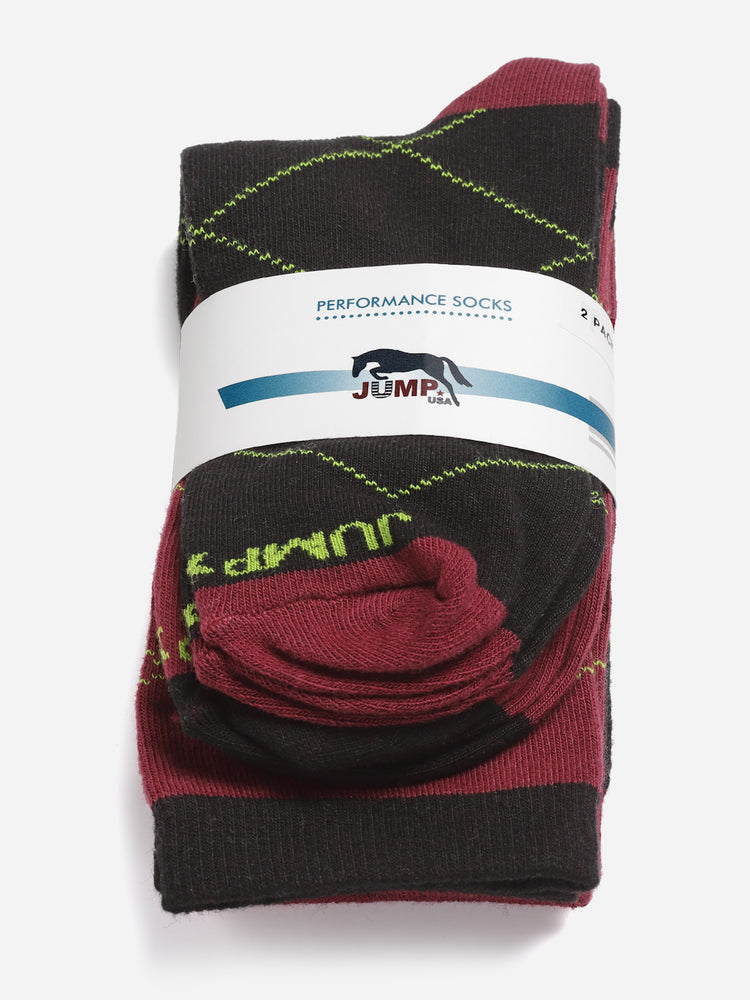 JUMP USA Men Pack Of 2 Assorted Calf-Length Trendy Socks