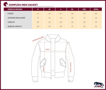 Men Full Sleeve Polyester Zipper Jacket - JUMP USA (1568782811178)
