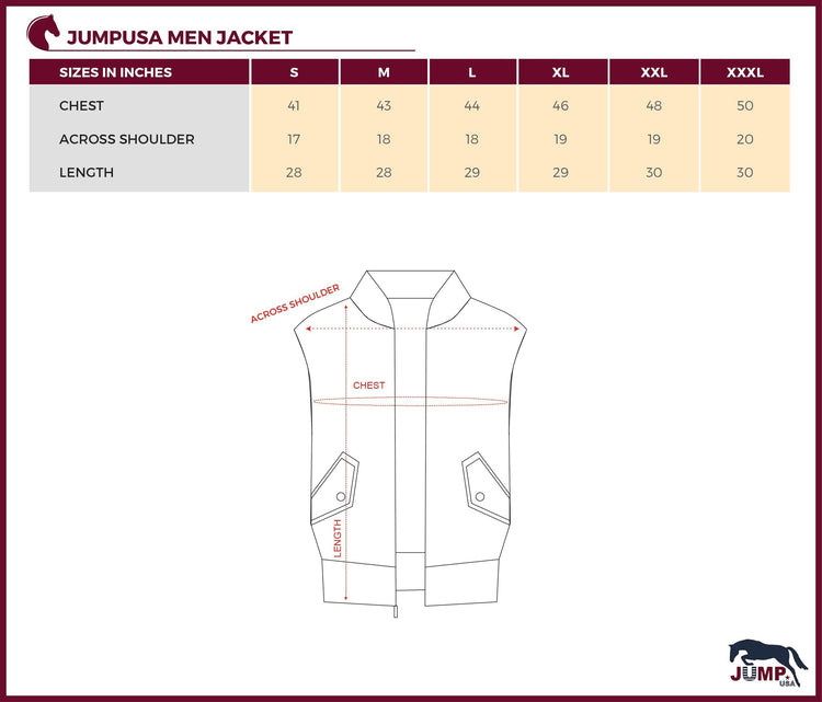 Men Regular Fit Casual Lightweight Winter Jacket - JUMP USA (1568779010090)