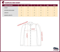 Men Slim Fit Full Sleeve Check Shirt - JUMP USA (1568792477738)
