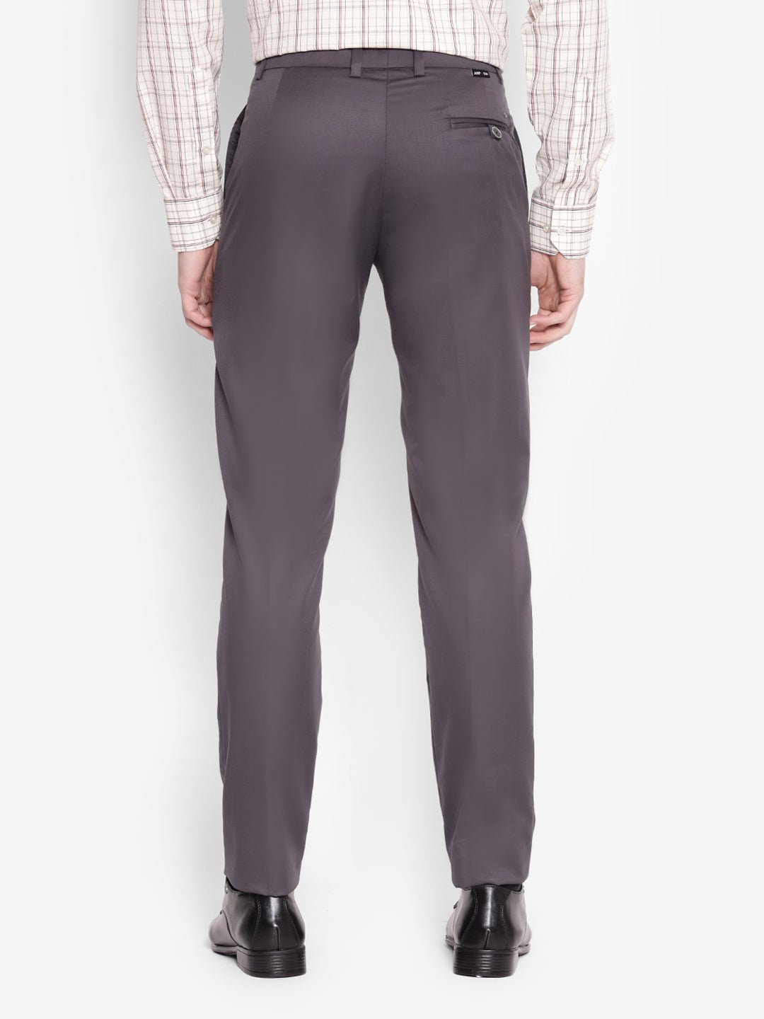 JUMP USA Men Grey Casual Regular Fit Trousers - JUMP USA
