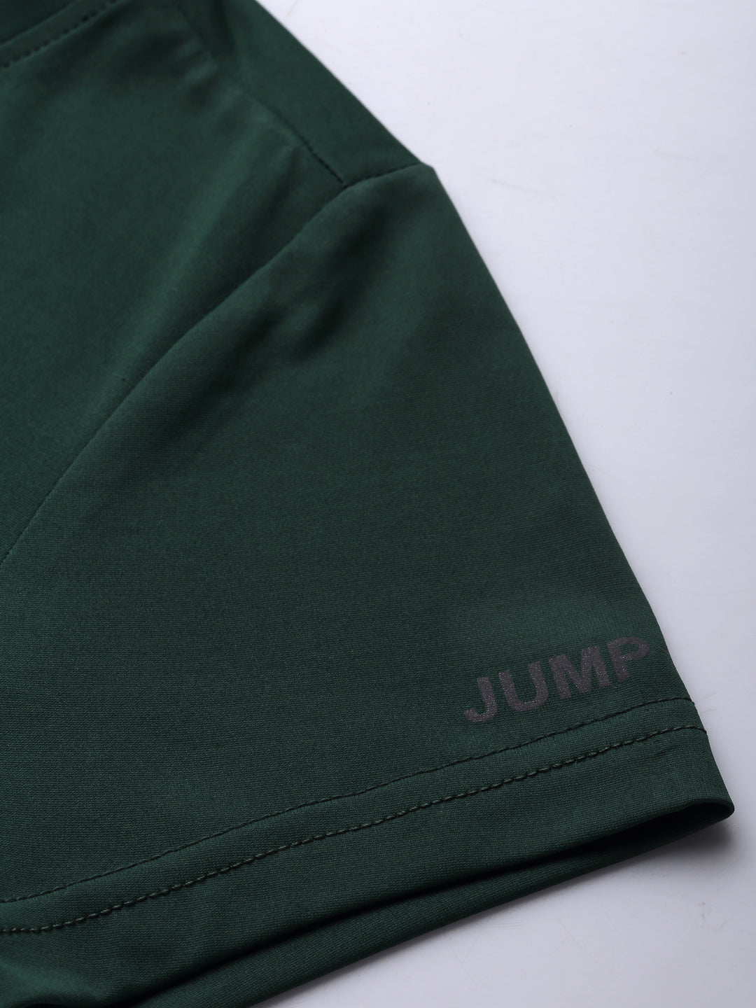 JUMP USA Women Green Typography Printed Polyester T-shirt