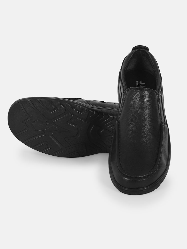 JUMP USA Mens Black SlipOn Formal Shoes