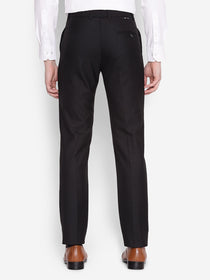 JUMP USA Men Black Casual Regular Fit Trousers - JUMP USA